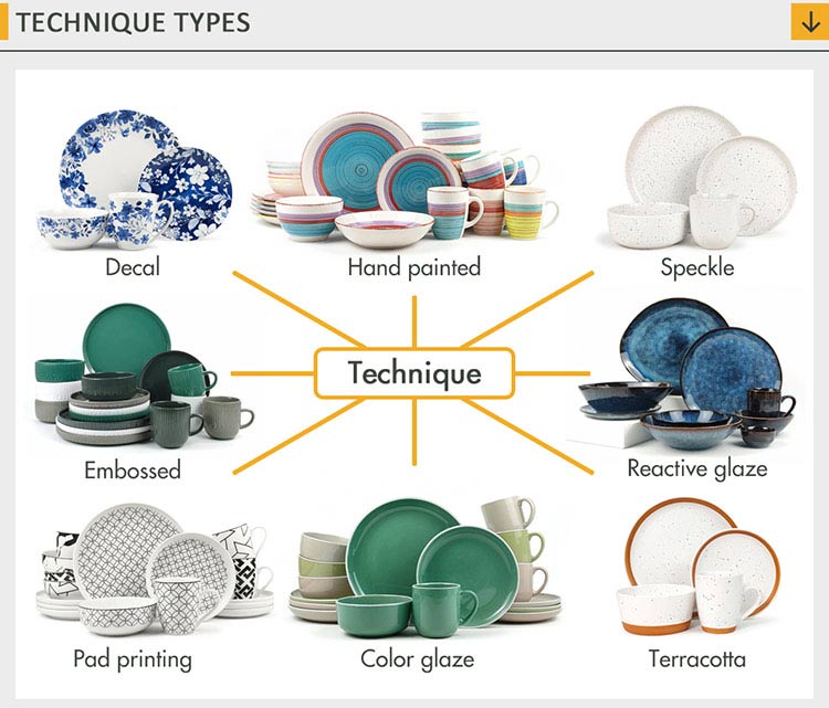 customize ceramic dinner set supplier