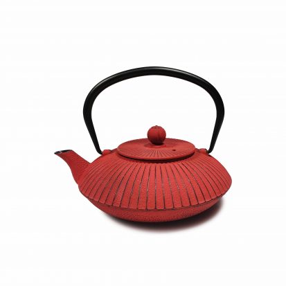0.8L red tea pot for sale