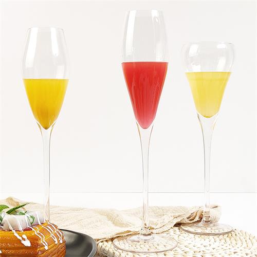 tall stem champagne glass set