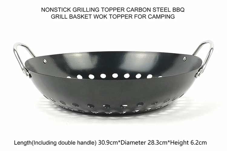 round black bbq wok topper wholesale