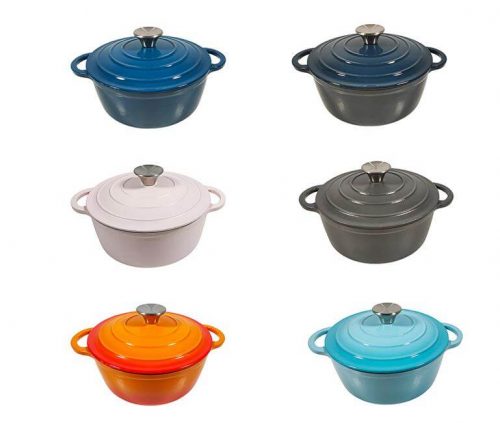 2L cast iron casserole