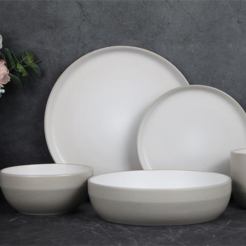 stackable stoneware dinnerset