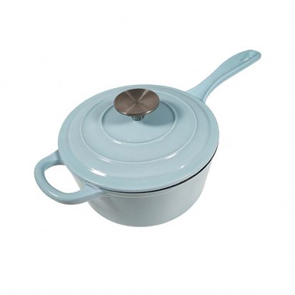 saucepan with enamel coating