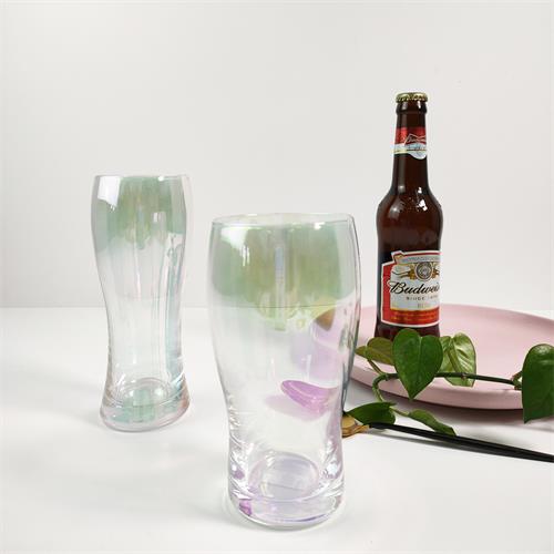soda lime glass electroplated beer glass