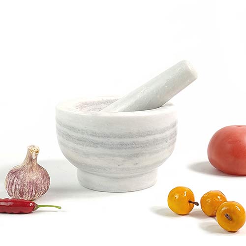 kitchen grinder item marble pestle set