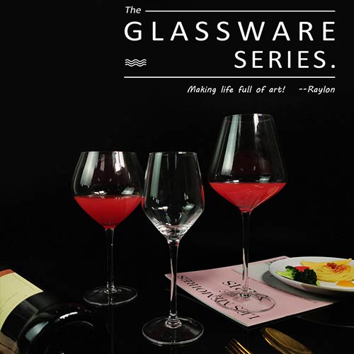 red wine glass set