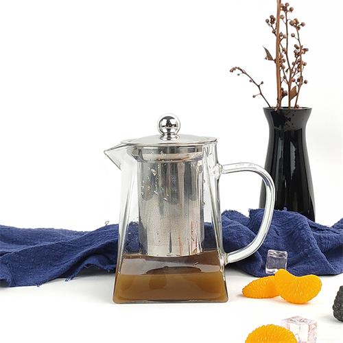 custom glass tea pot for sale