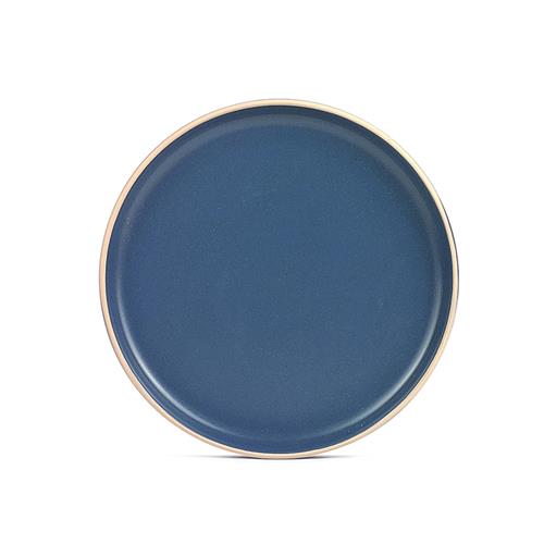 stoneware side plate blue