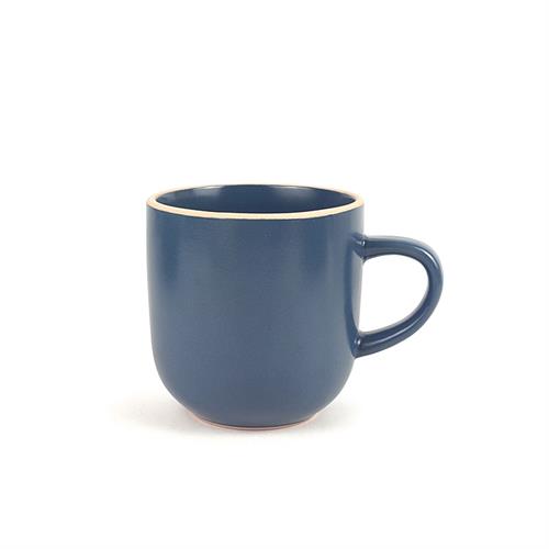 stoneware mug blue