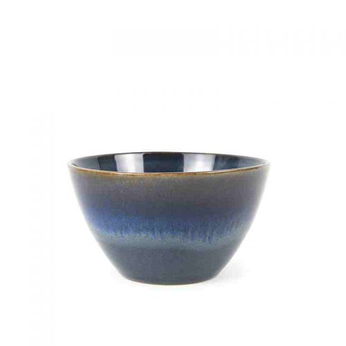 Reactive glazed bowl