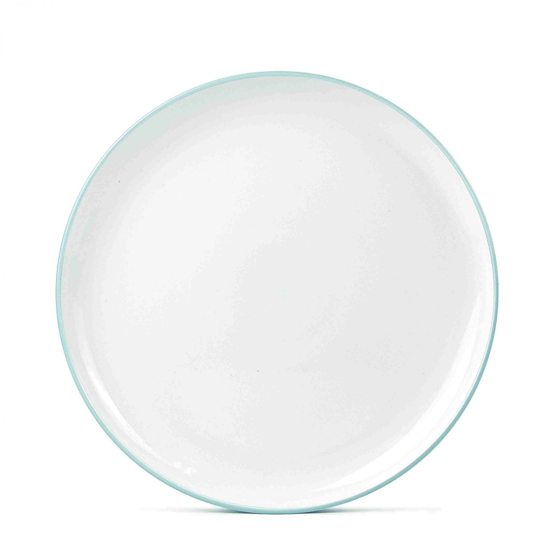 2 tone stoneware dinner plate