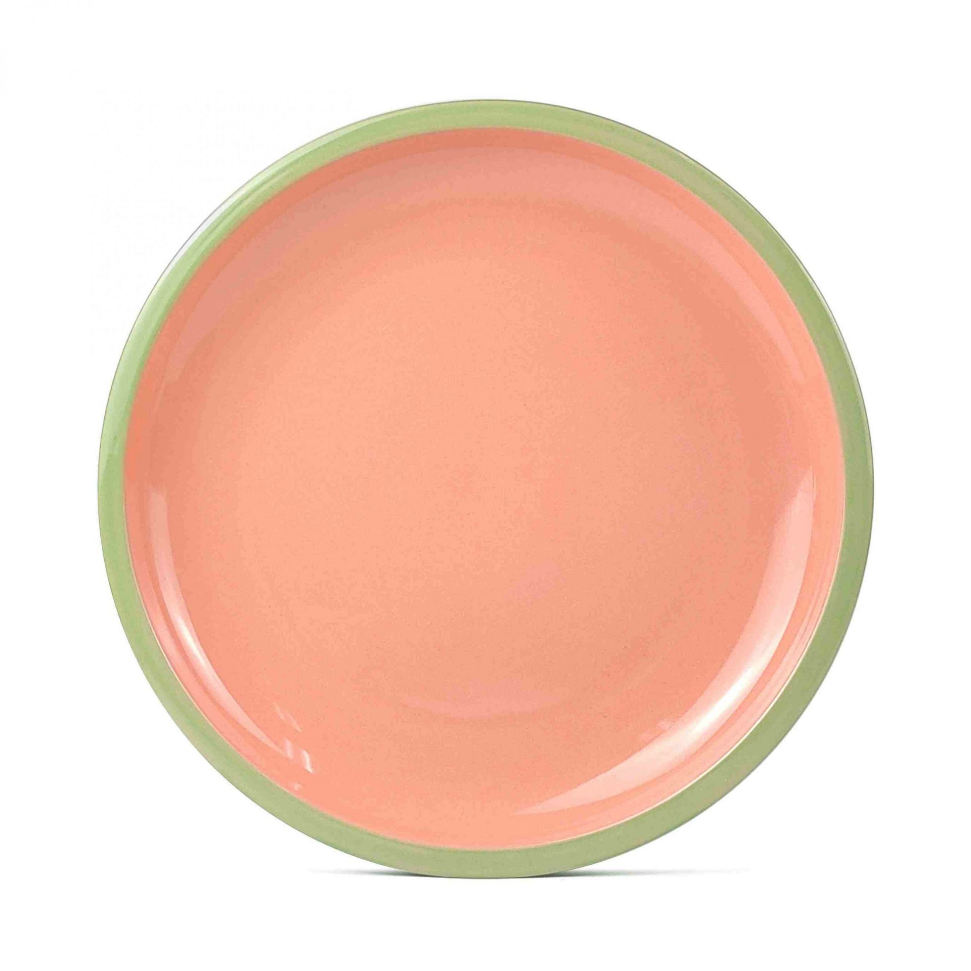 colorful ceramic dinner plate