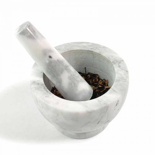 marble mortar and pestle set
