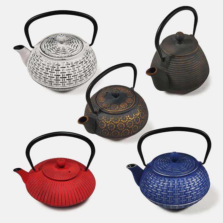 enamel cast iron tea kettle