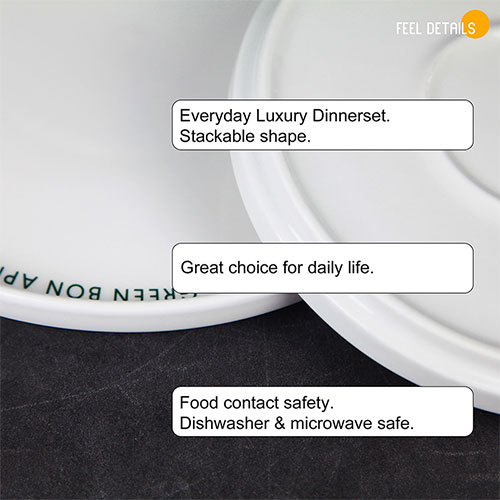 wholesale porcelain plates with words
