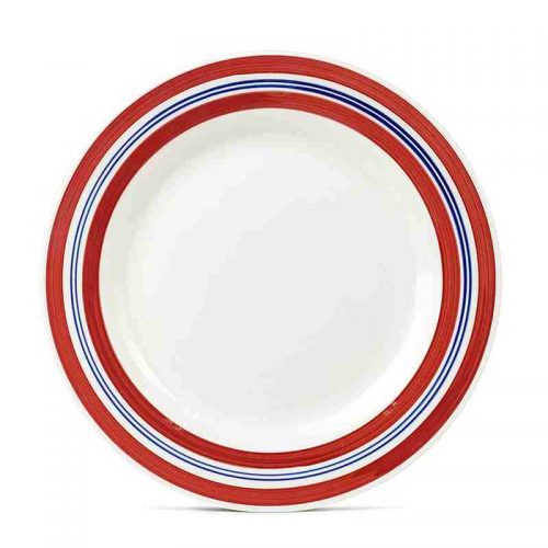 porcelain dinner plate hand-painted