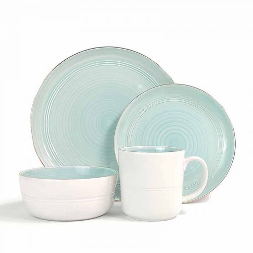 hand painted porcelain embossed dinnerware