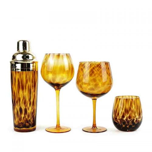 cocktail glassware shaker set