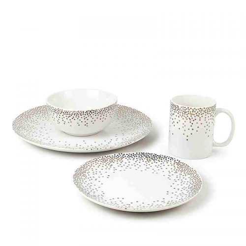 Porcelain Dinnerware with Confetti