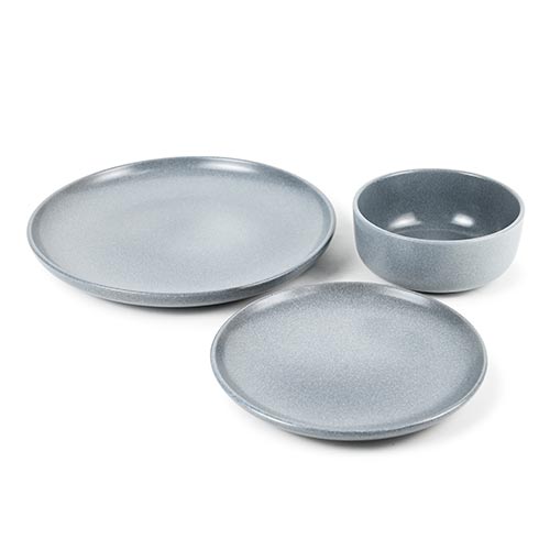 low price matte reactive dinner set