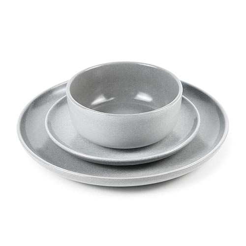 grey reactive dinner set