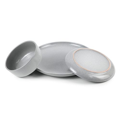 grey reactive dinner set