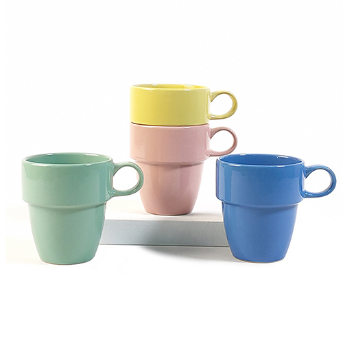 stackable ceramic mugs for sale