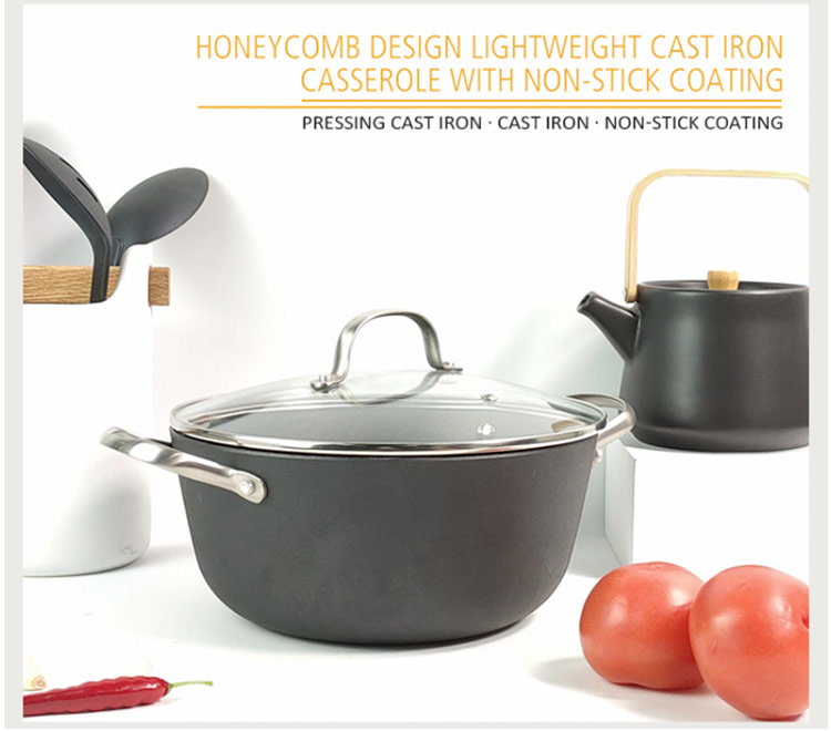OEM lightweight cast iron casserole