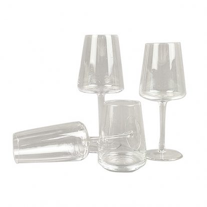 hand-made wine glasses set
