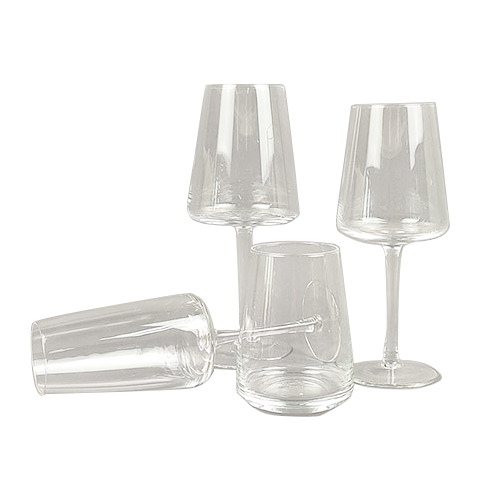 hand-made wine glasses set