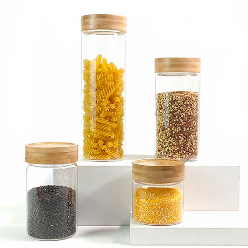 wholesale price of glass jar set