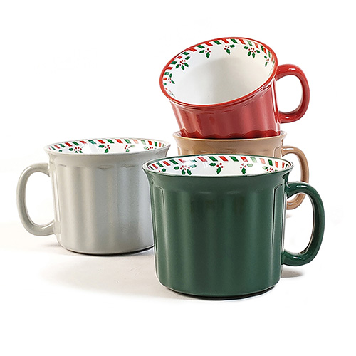 bulk buy embossed ceramic coffee mugs