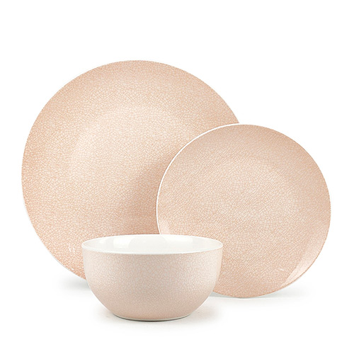 pink porcelain dinner set, wholesale