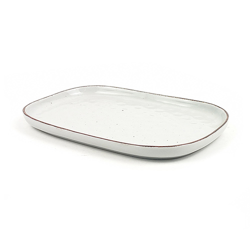 wholesale ceramic platter with speckles