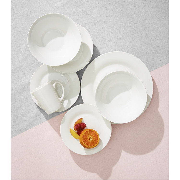 white porcelain tableware set