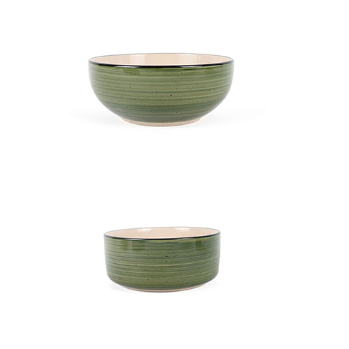 liime ceramic bowls with ripple