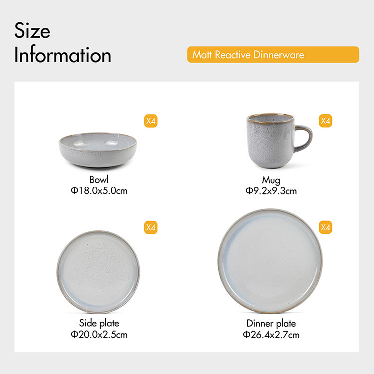 wholesale supplier of matt finish dinner set