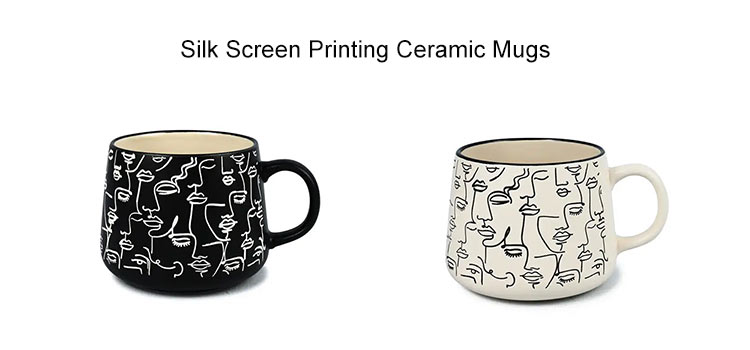 silk screen printing ceramic mugs for sale