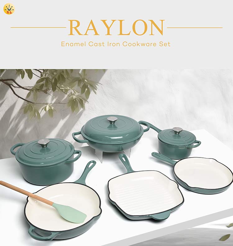 enamel cast iron cookware set wholesale