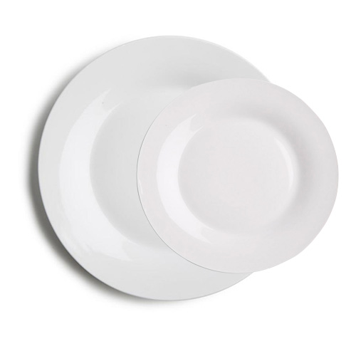 white ceramic plates bulk sale