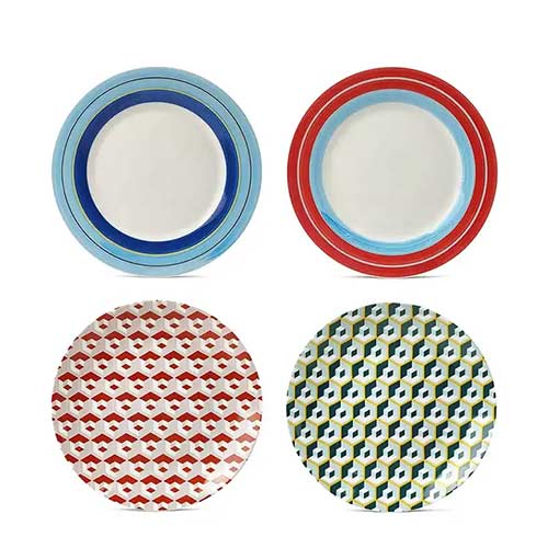 round ceramic plates supplier