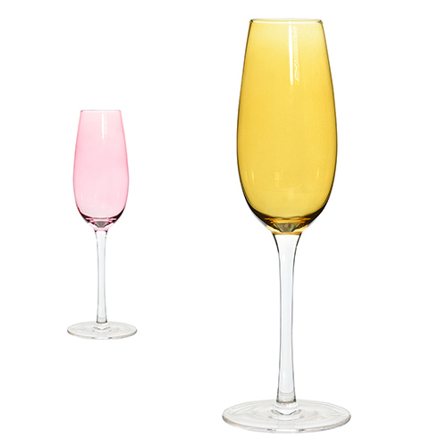 spraying color champagne glass for sale