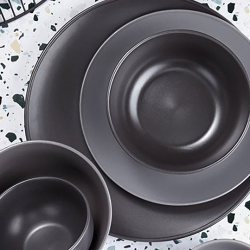 wholesale black dinner plates price