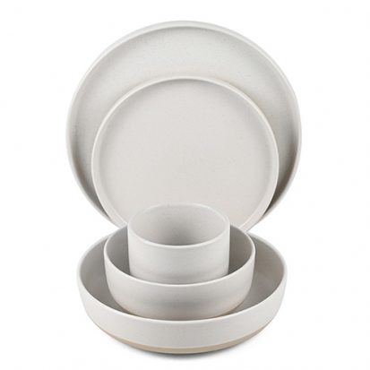 wholesale straight edge color glaze dinner set