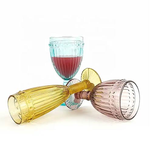 custom colorful drinking glass