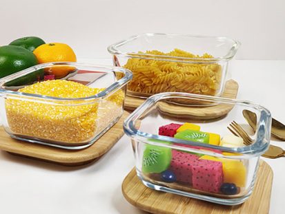 OEM food glass storage containers