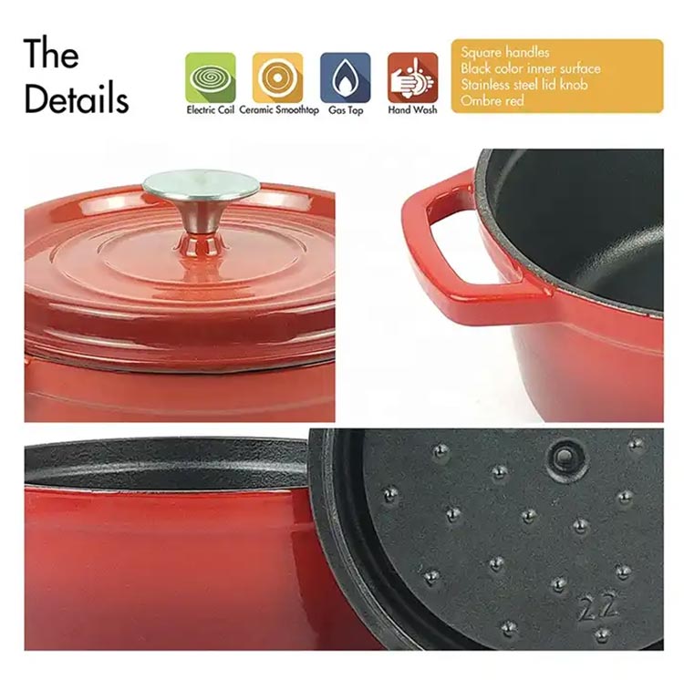 enameled cast iron casserole supplier