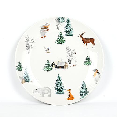 bulk sale christmas ceramic plates