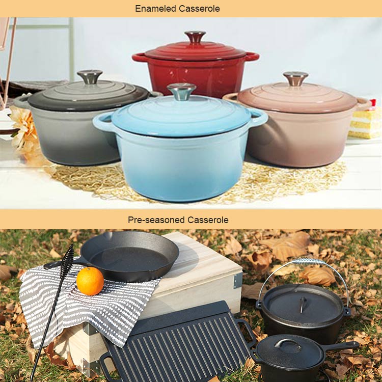 oem cast iron covered casserole wholesale