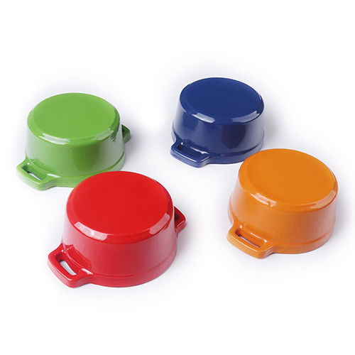 mini cast iron enameled casserole set